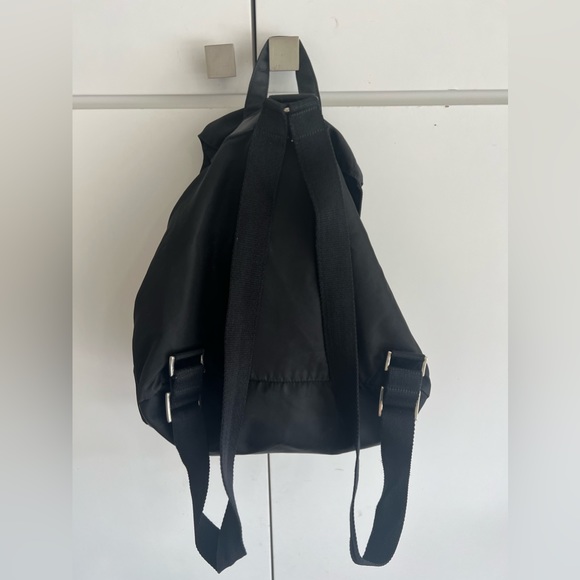 PRADA Black Vela Nylon Zainetto Backpack - Picture 3 of 5